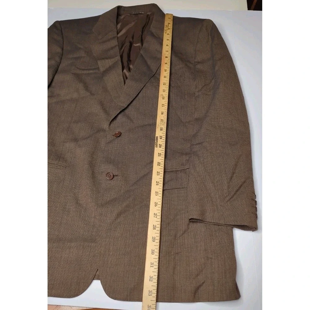 Canali Mens Blazer 42R 100% Wool Brown Sport Coat Italy Mitchell Jacket 52 IT